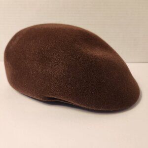 Brown Men's 100% Wool Felt Ivy CAP Size M